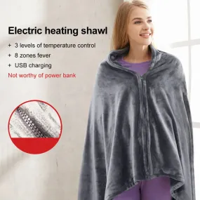 Heat Controller Coral Flannel Warm Shawl Winter Blanket