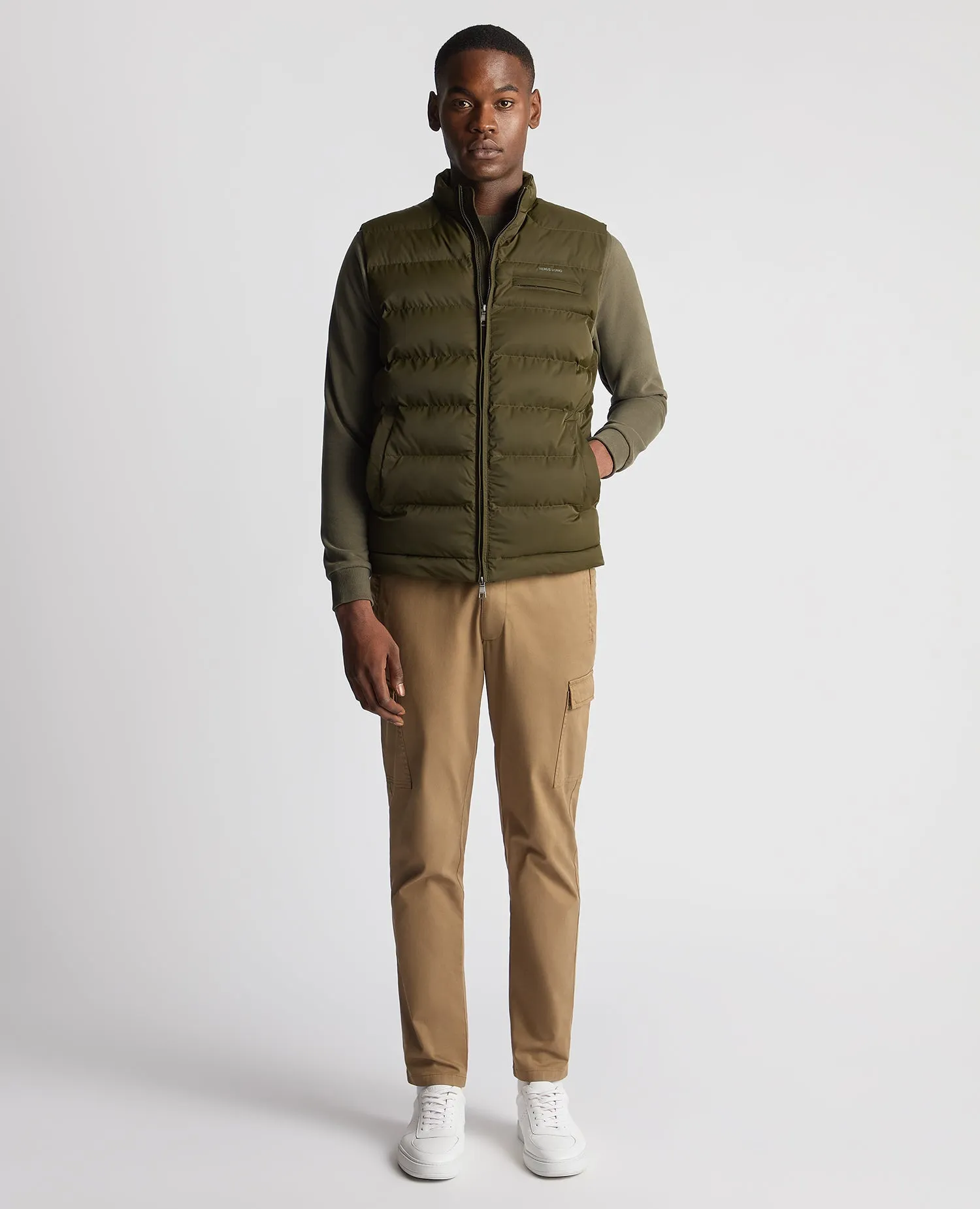 ID24705-Remus Olive Nate Gilet
