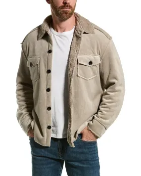Industry Republic Clothing Sandstone Corduroy Sherpa Collared Jacket