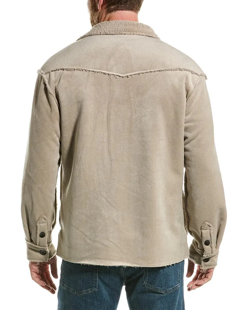 Industry Republic Clothing Sandstone Corduroy Sherpa Collared Jacket