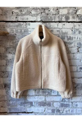 Jayna Sherpa Jacket - Beige