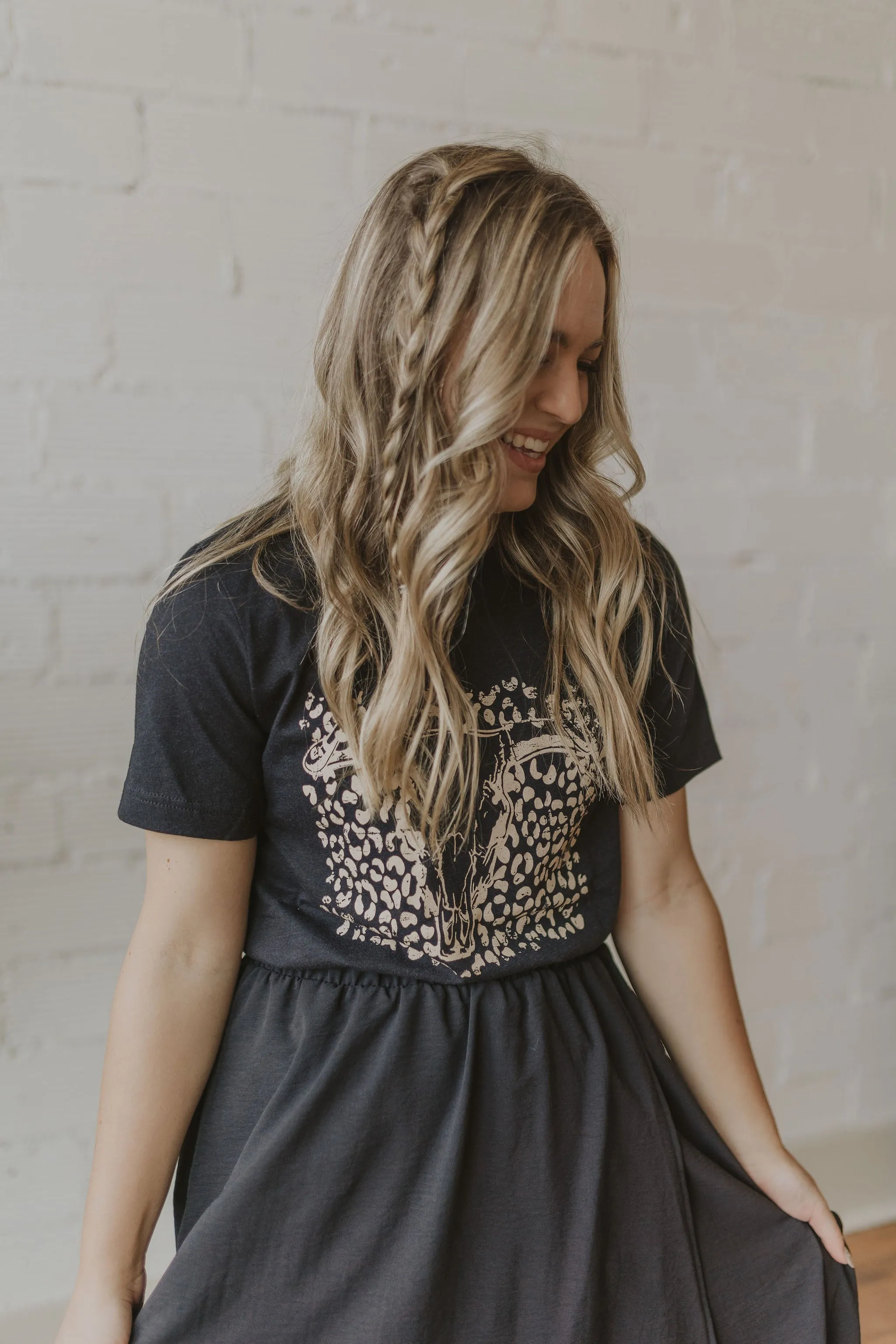 KERRIE MIMI SHARK CUT SKIRT