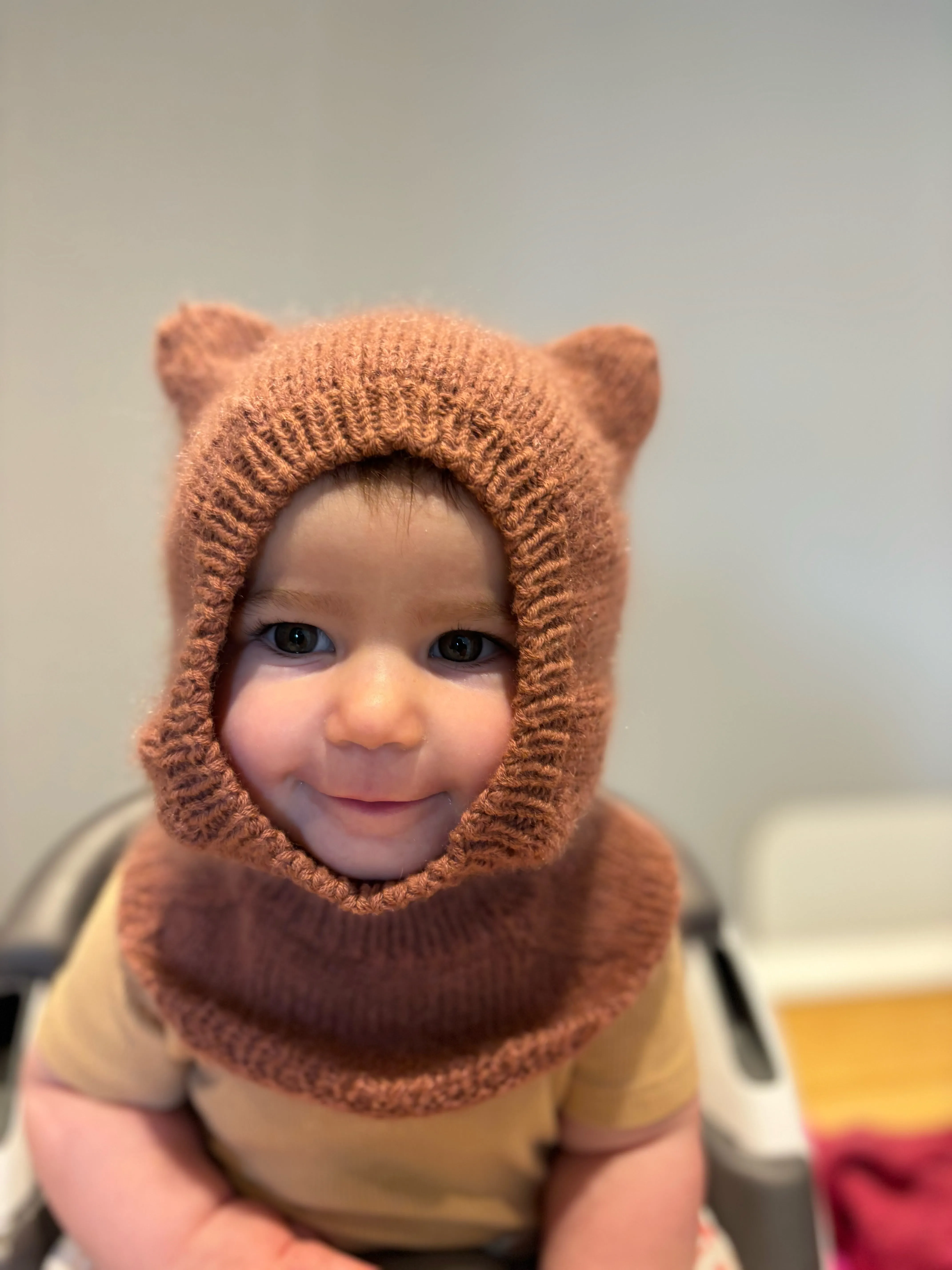 Kit de tricot - Cagoule Baby Bear Balaclava par Pernille Larsen
