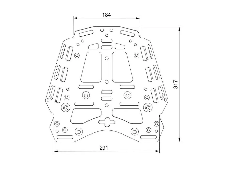 KTM 1X90 Billet rack - Large (2013-2020)