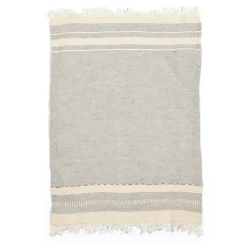 Libeco Belgian Linen Throw Towel - Gent Stripe
