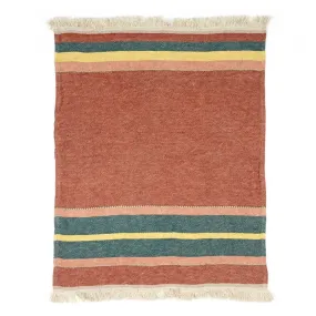 Libeco Belgian Linen Throw Towel - Old Rose