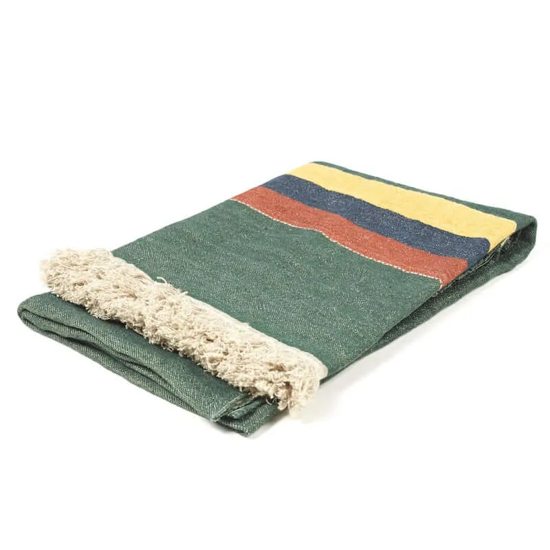 Libeco Belgian Linen Throw Towel - Spruce