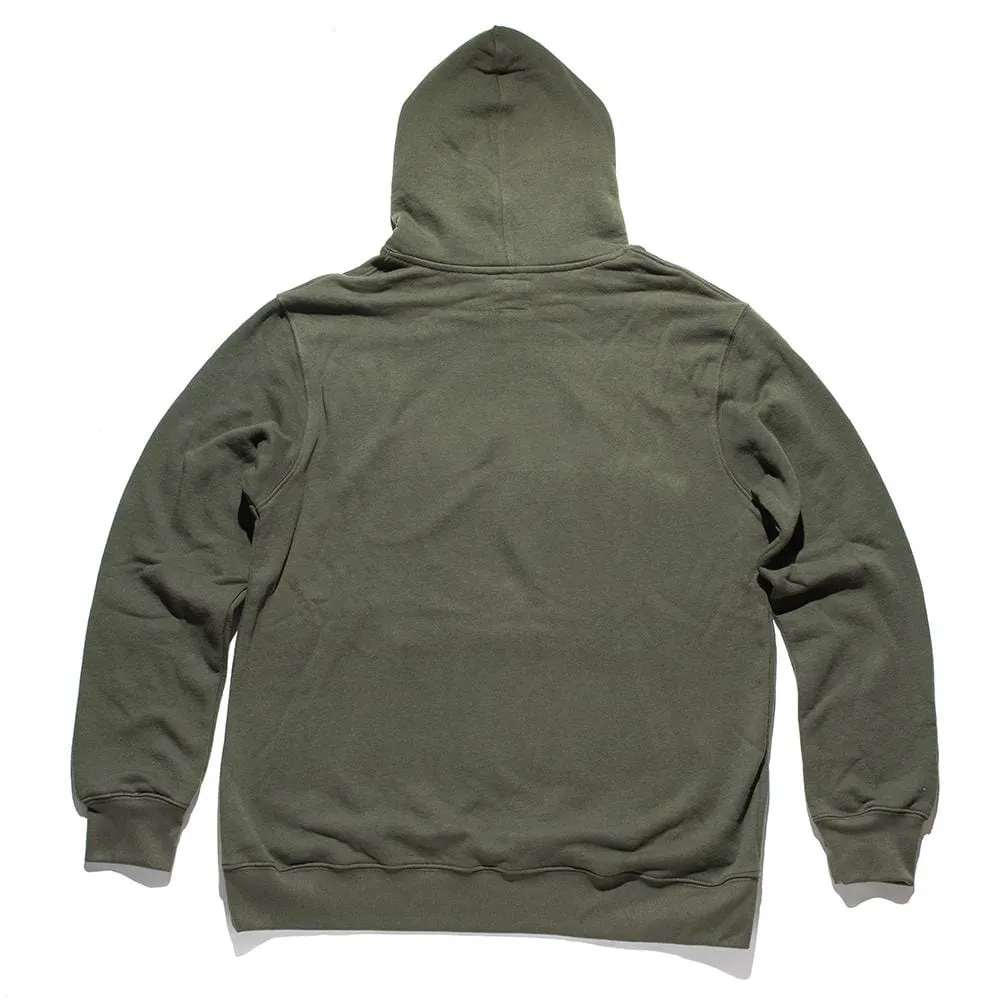 Olive Hoodie - No Logo