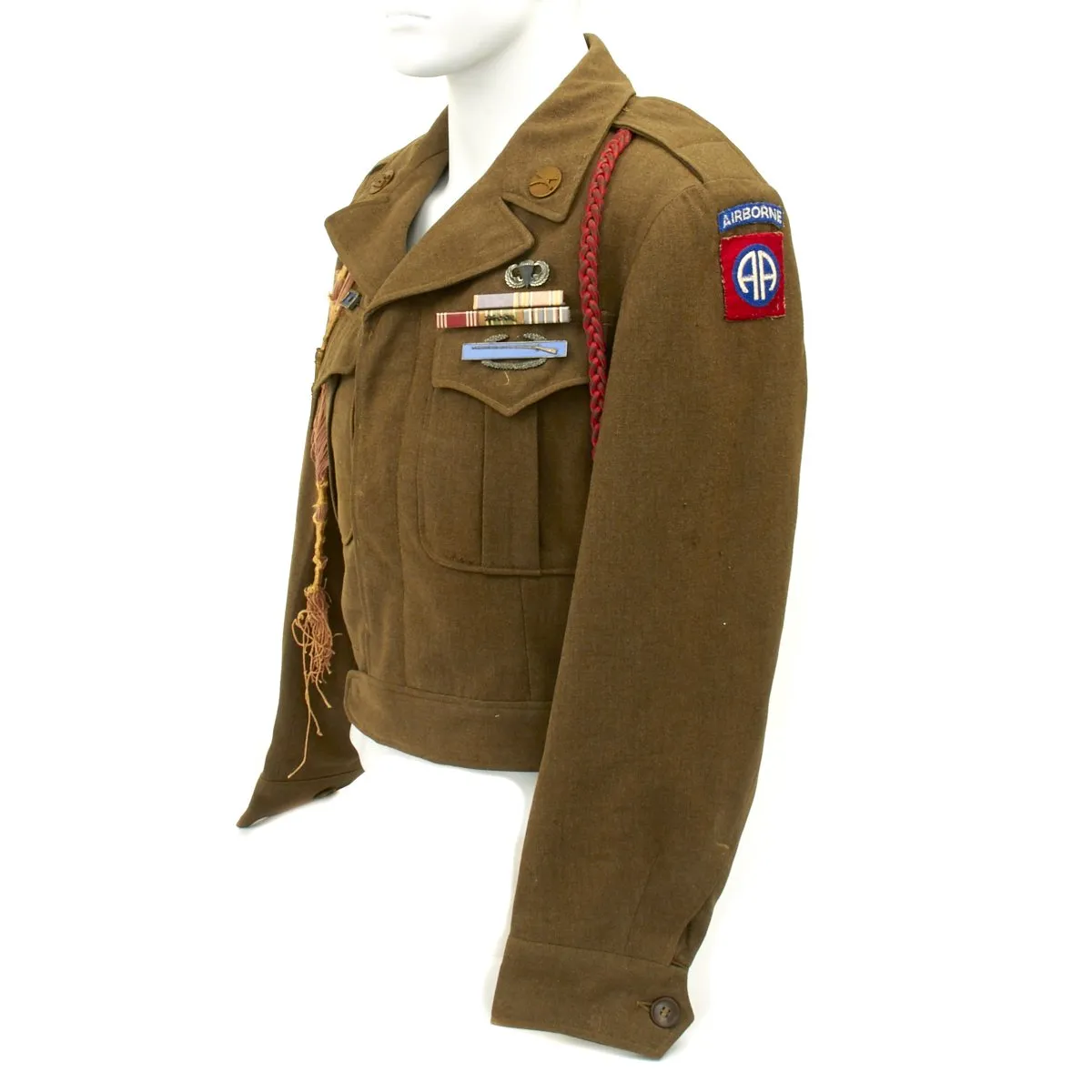 Original U.S. WWII 82nd Airborne 504th Parachute Infantry Regiment Named Grouping