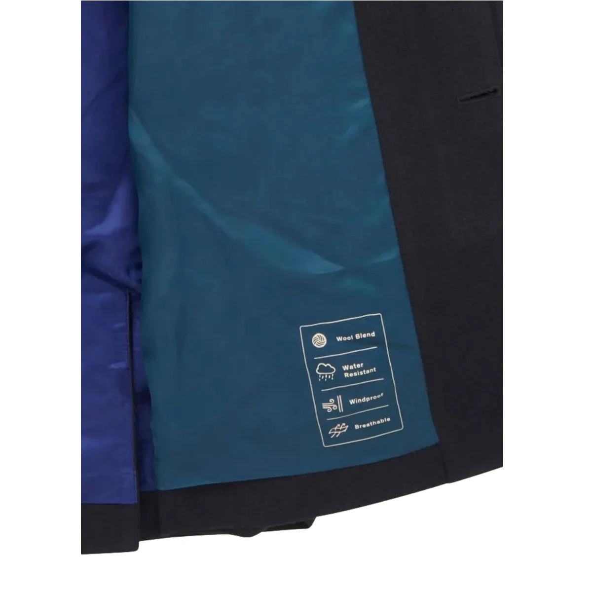 PS Paul Smith Wool Coat 49 DK NAVY