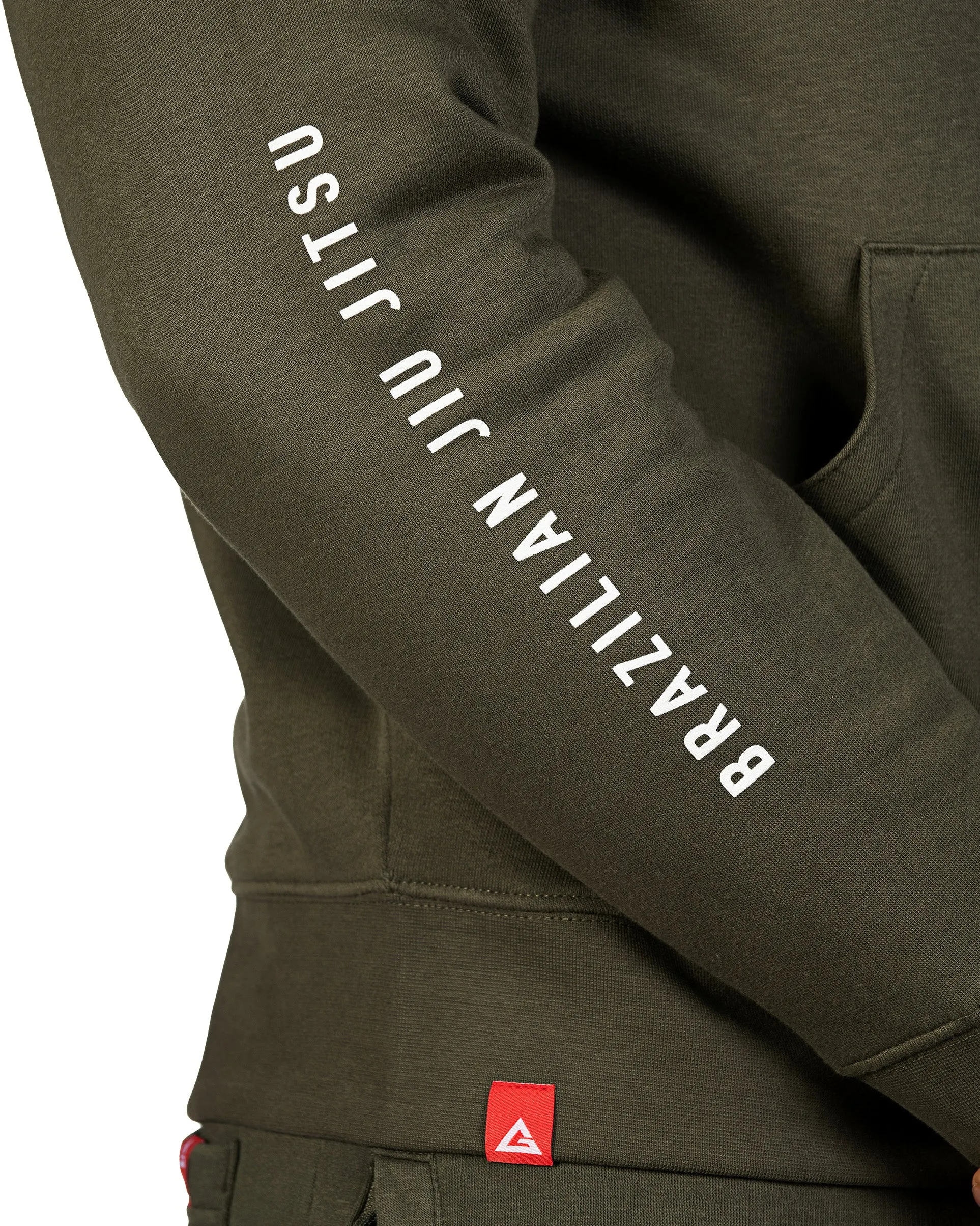 RS Classic Mens Pocket Hoodie - Olive