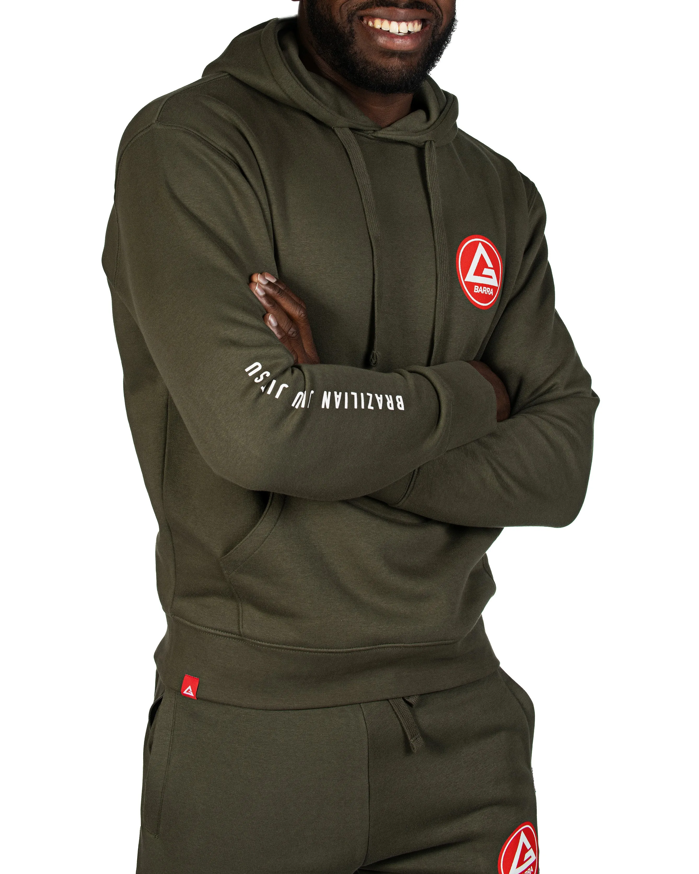 RS Classic Mens Pocket Hoodie - Olive