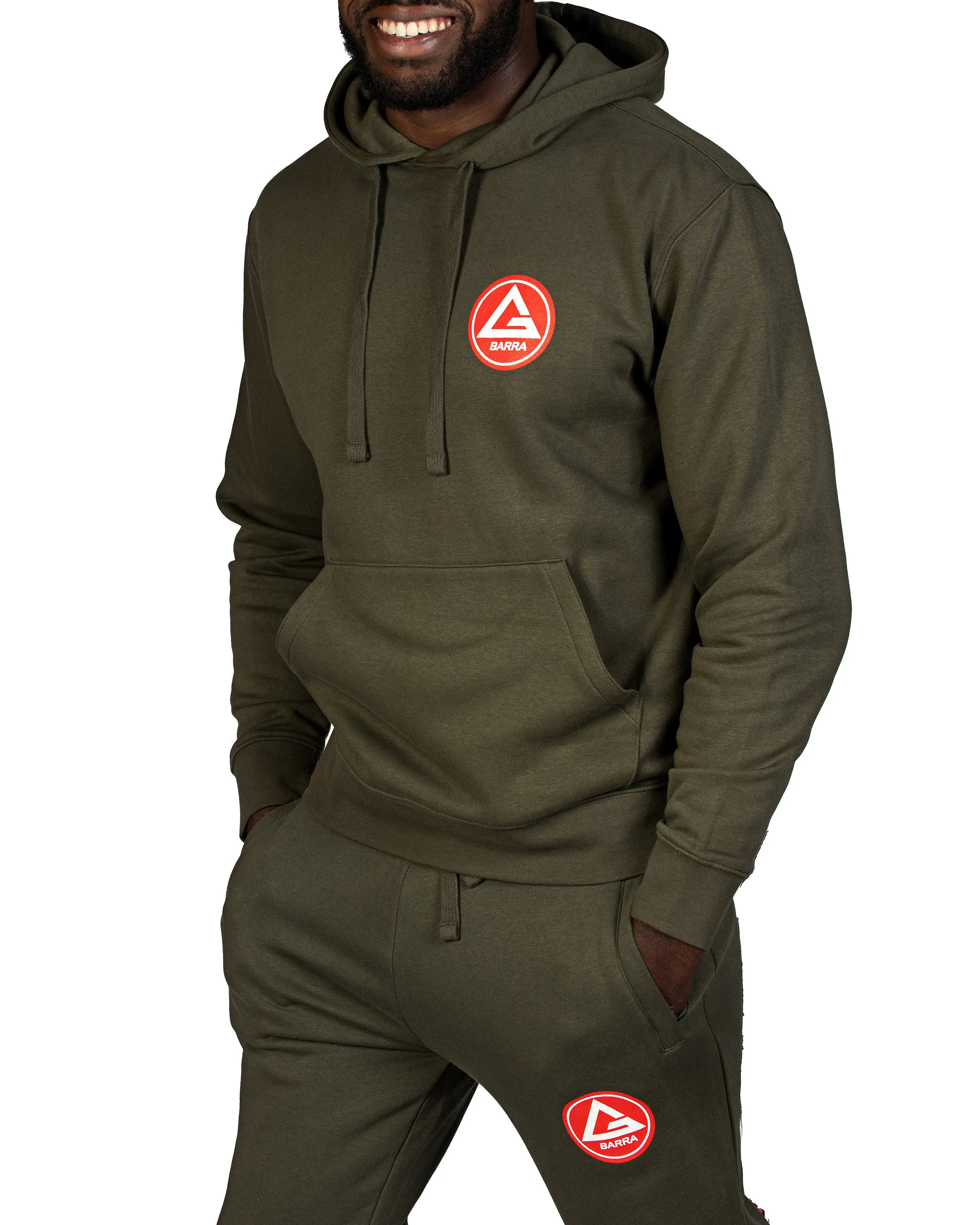 RS Classic Mens Pocket Hoodie - Olive
