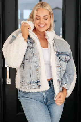 Sherpa Showstopper Lined Denim Jacket