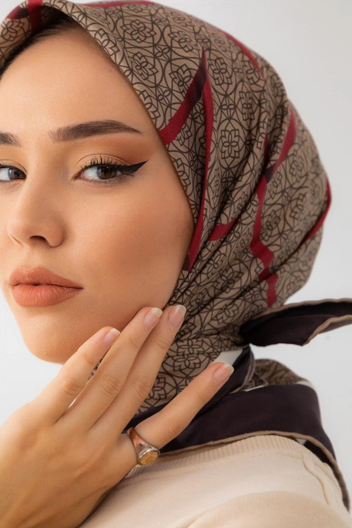 SilkHome Fatima Women Silk Scarf #11