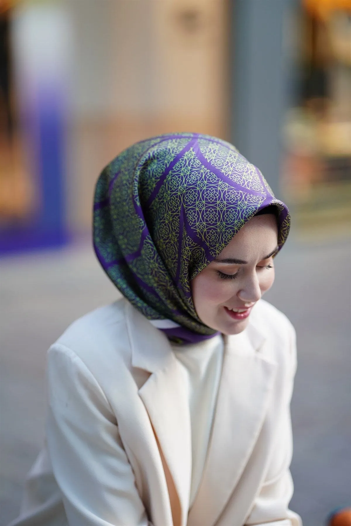 SilkHome Fatima Women Silk Scarf #18