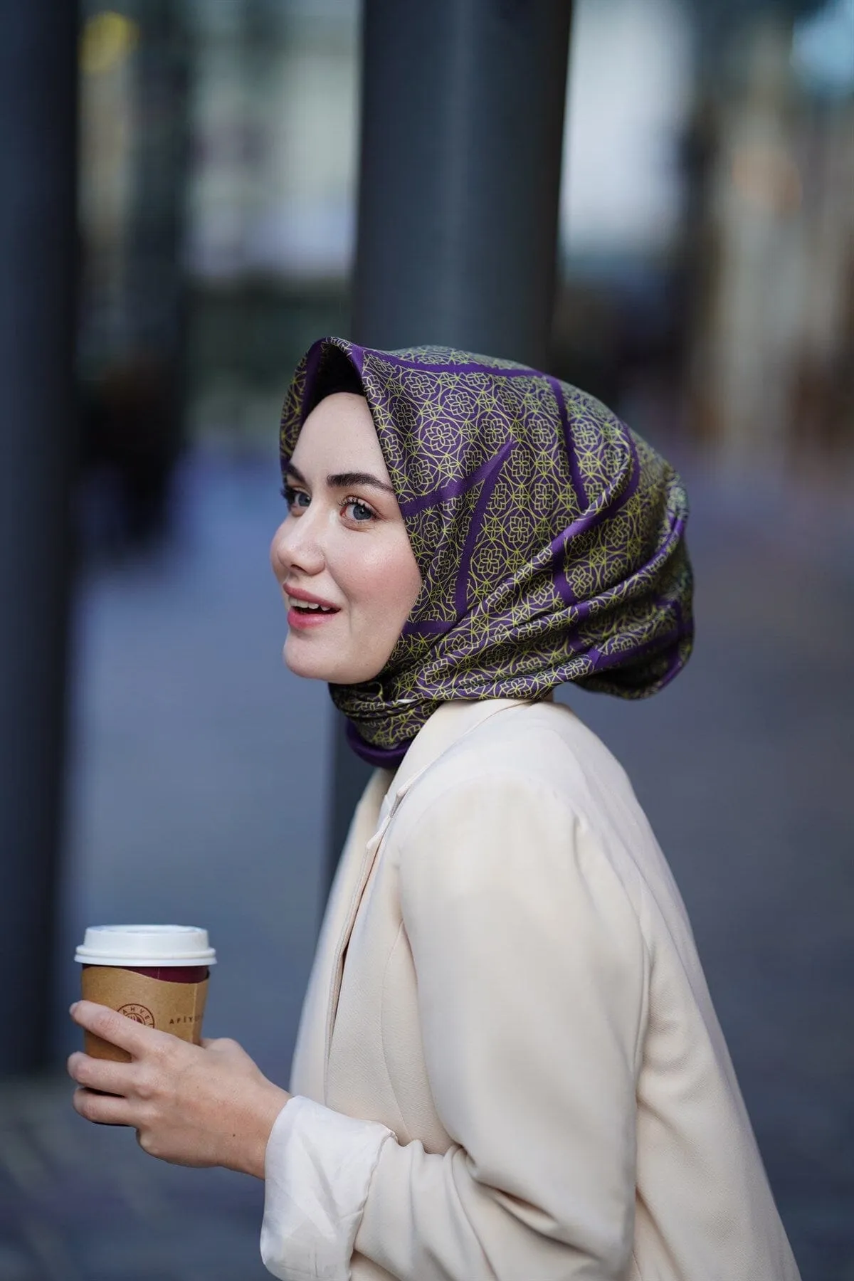 SilkHome Fatima Women Silk Scarf #18