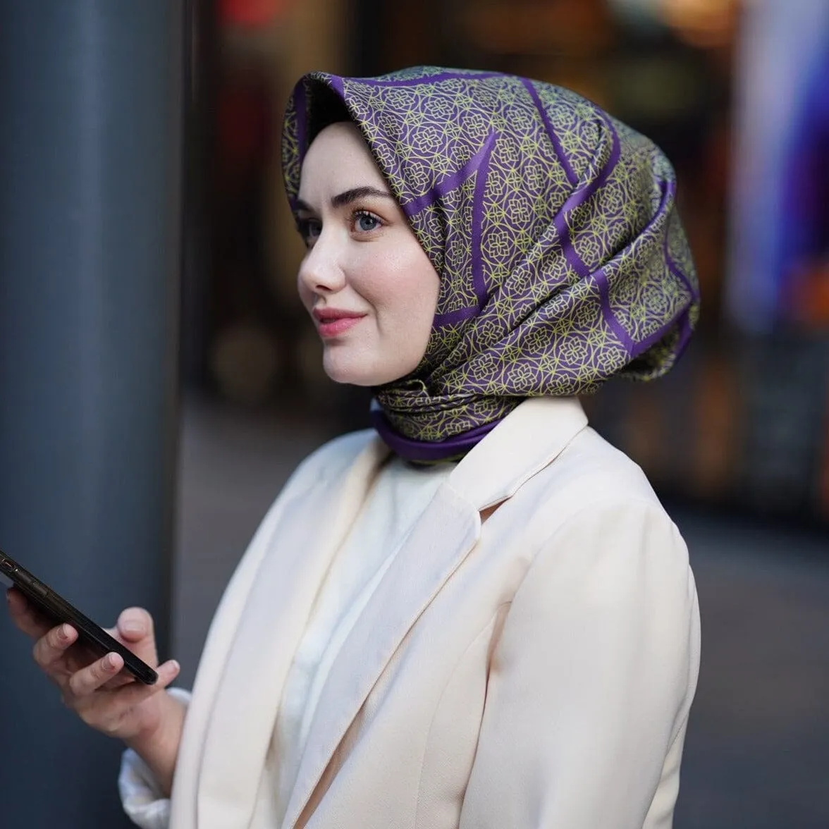 SilkHome Fatima Women Silk Scarf #18