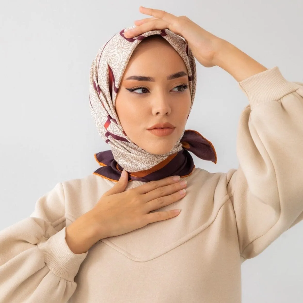 SilkHome Fatima Women Silk Scarf #9