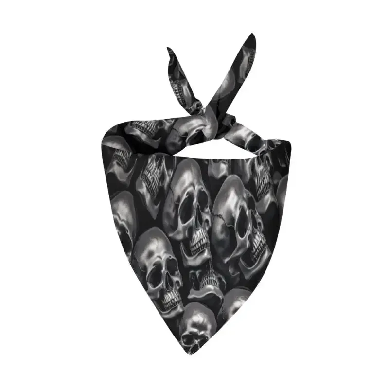 Skull Pet Dog Bandana for Stylish Pups at Biker Events