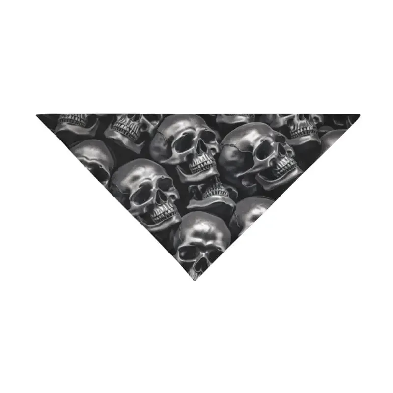 Skull Pet Dog Bandana for Stylish Pups at Biker Events