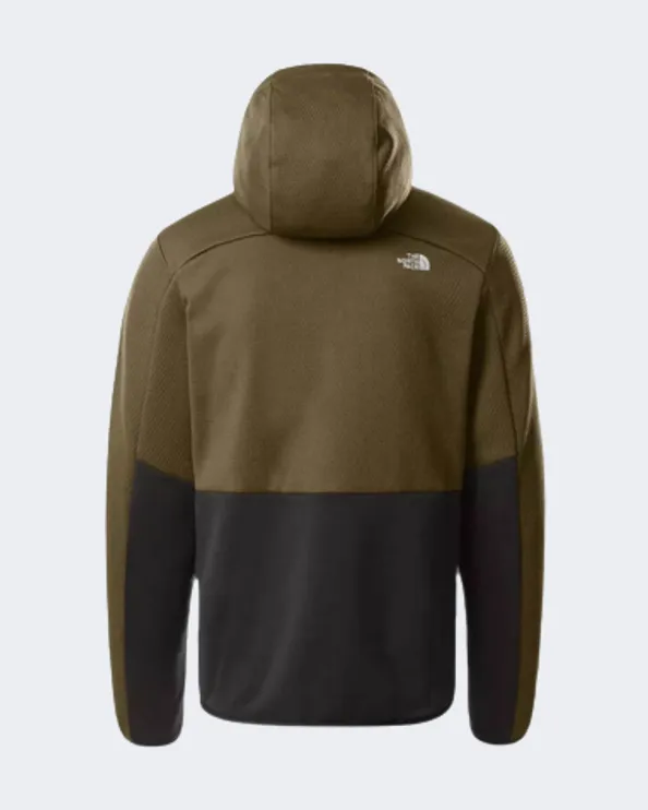 The North Face Merak Fleece Men Hiking Hoody Military Olive Nf0A3Yg5-Wmb