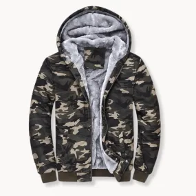 Women's Plush Camo Winter Jacket