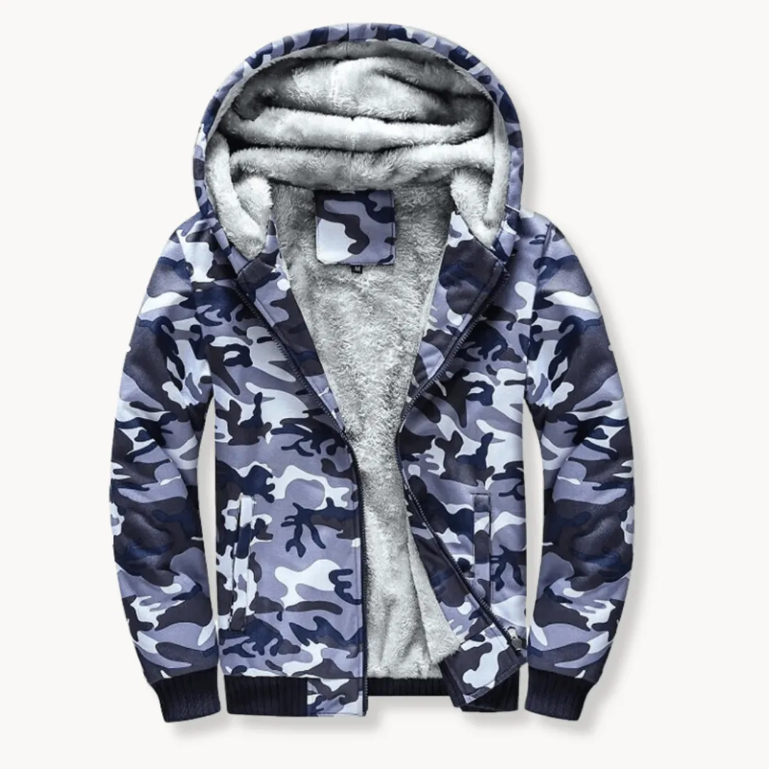 Women's Plush Camo Winter Jacket
