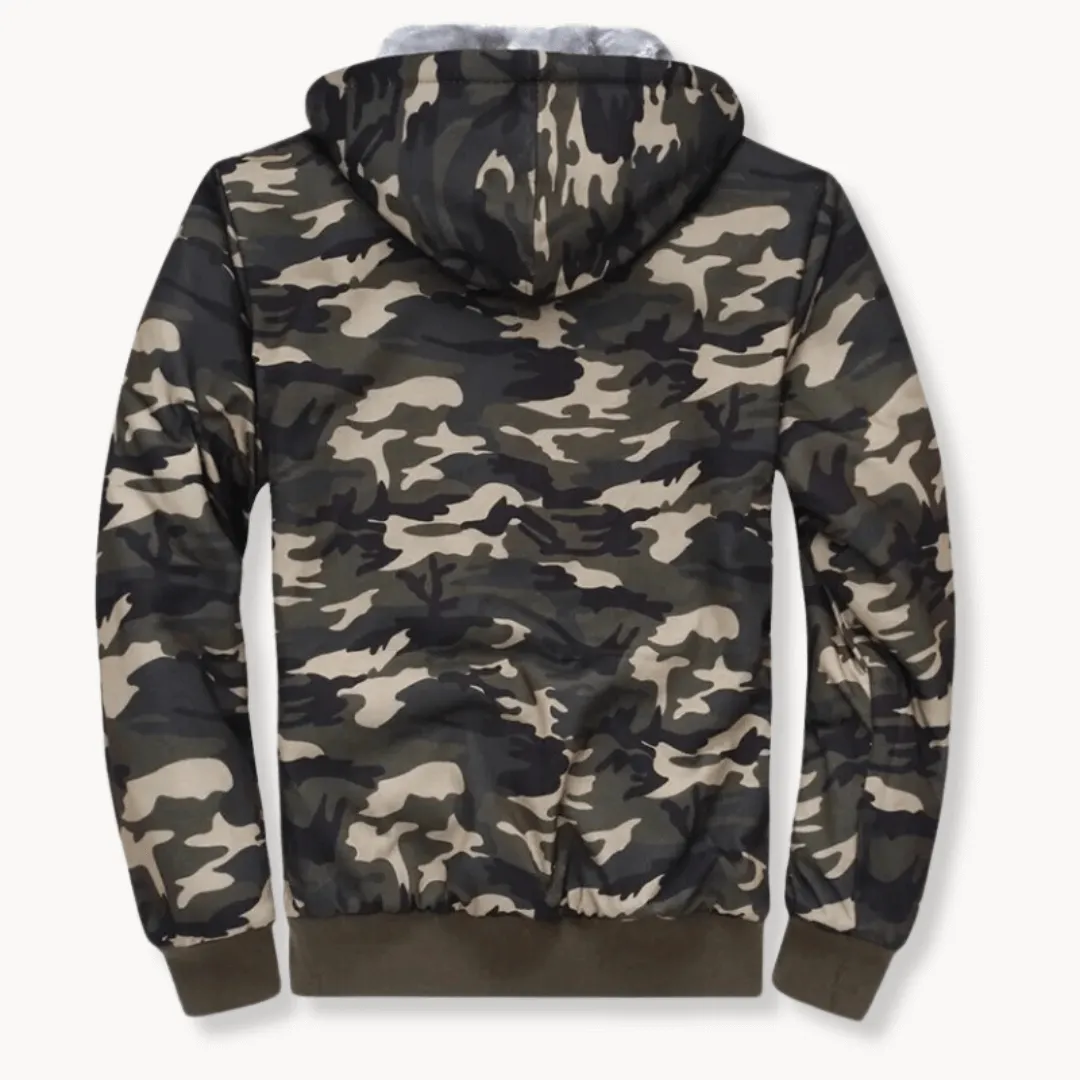 Women's Plush Camo Winter Jacket