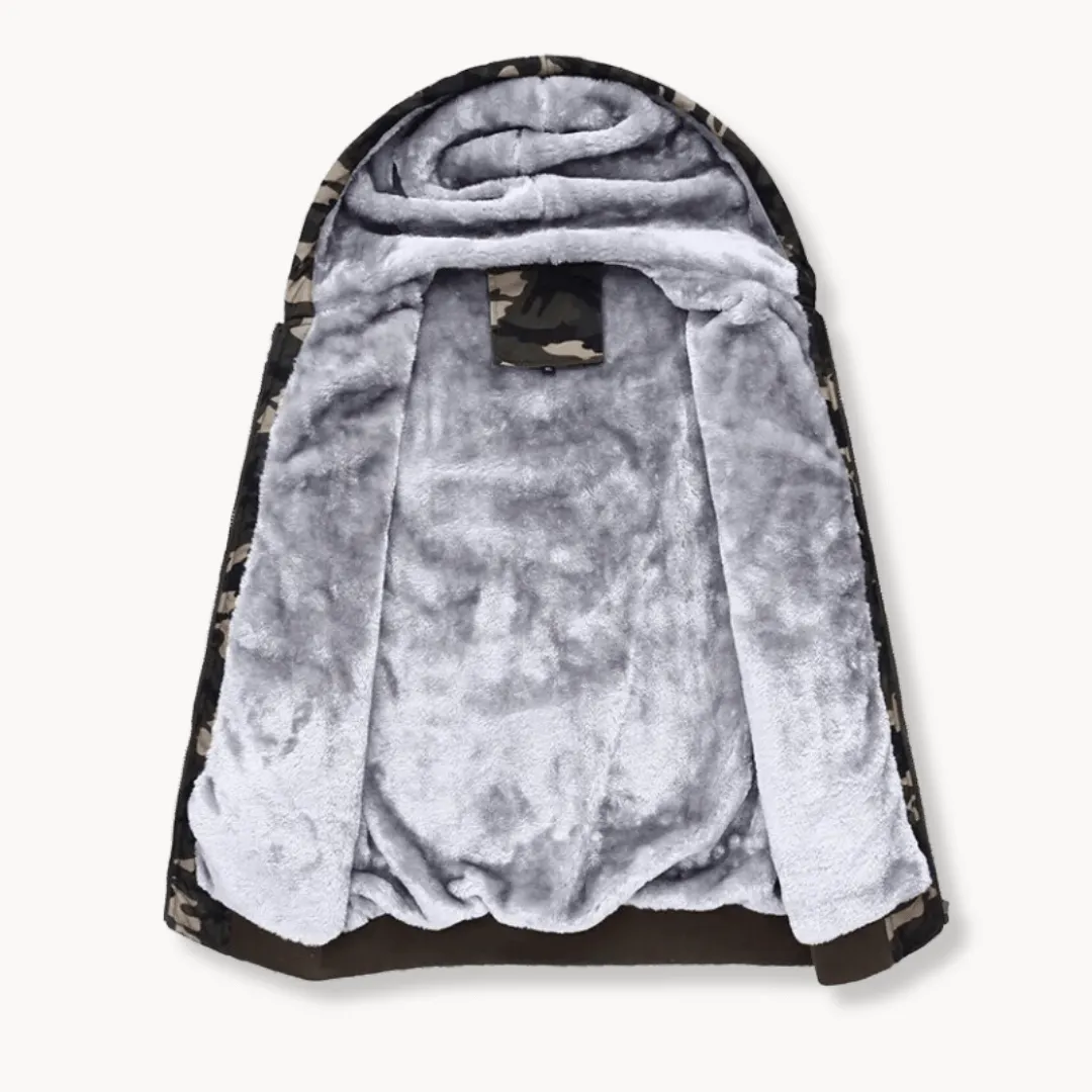 Women's Plush Camo Winter Jacket